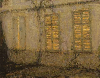 Persianas cerradas, luz de luna, Gerberoy, c.1932